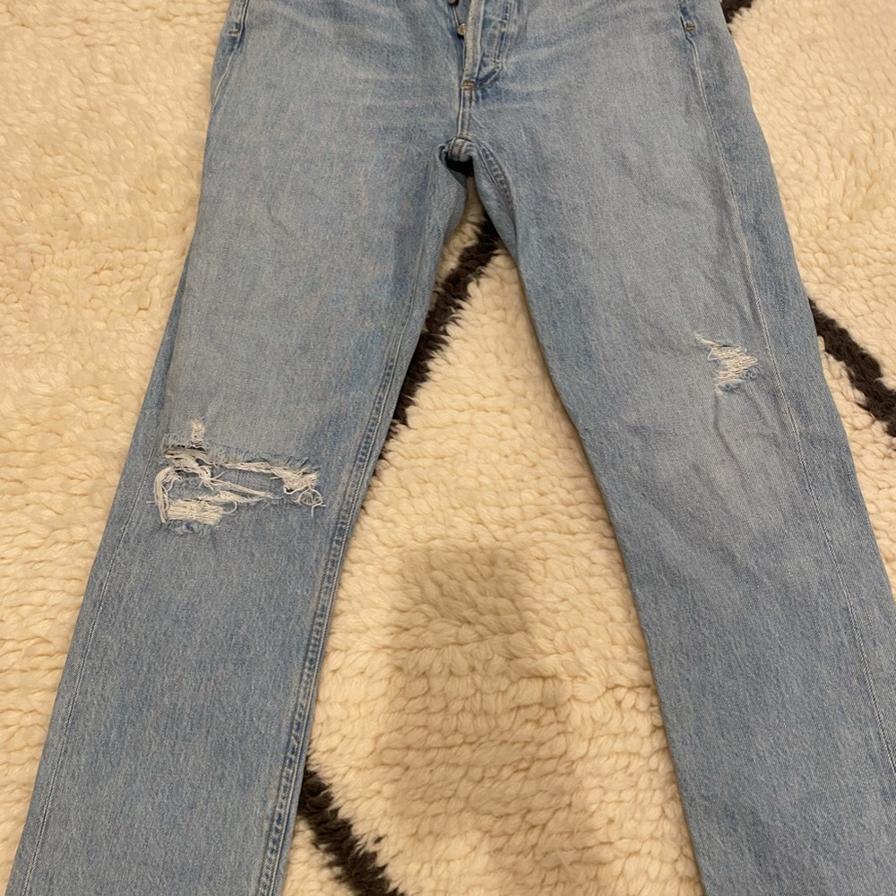 Agolde Riley Women's High Rise Straight - Picture 5 of 13